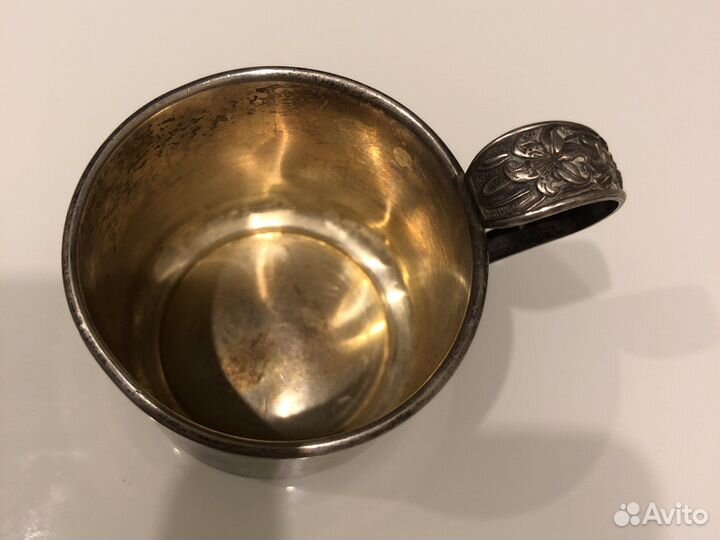 Кружка серебро 925 проба