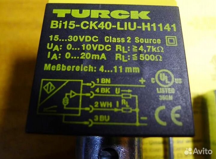 Датчик Turck BI15-CK40-LIU-H1141 индуктивный