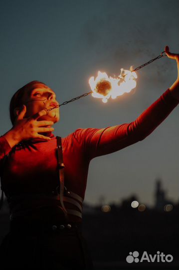 Огненное и световое шоу 