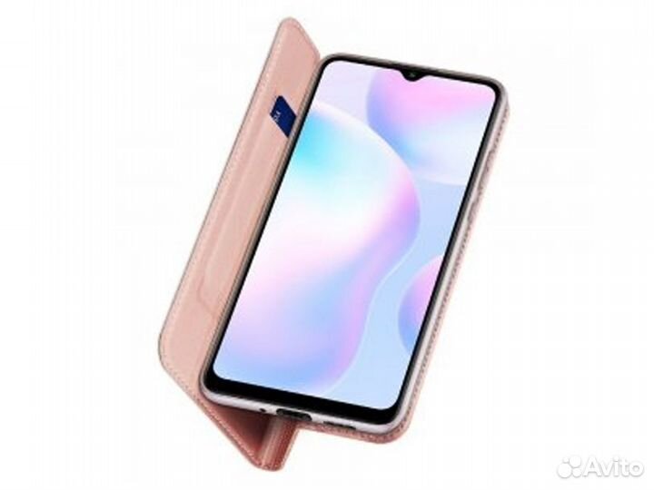 Книжка Redmi 9A, розовое золото