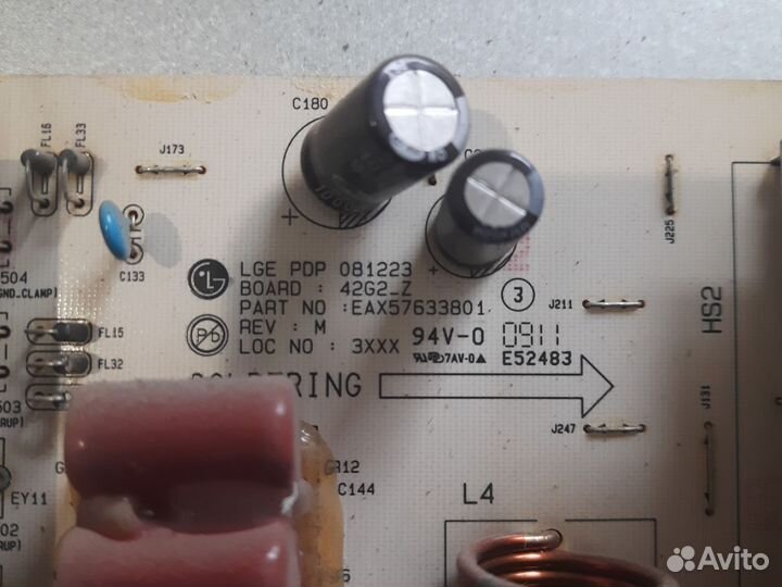 Lg 42pq200r на запчасти