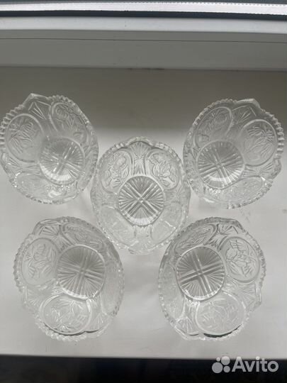 Хрусталь СССР ваза салатницы конфетницы ваза