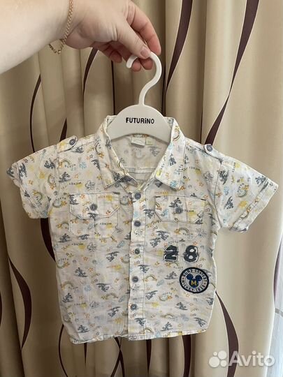 Рубашка с коротким рукавом 86