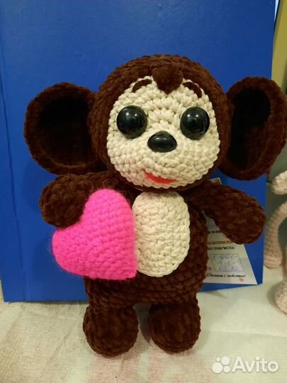 Мягкие игрушки,ручная вязка