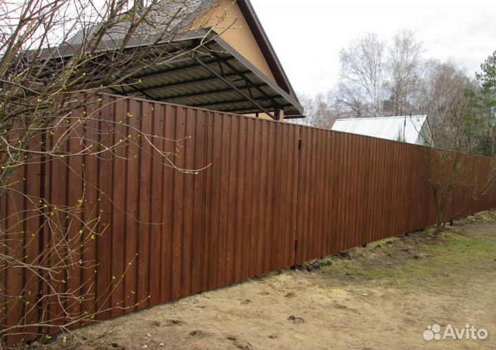 Заборы. Ворота. Калитка. Навесы