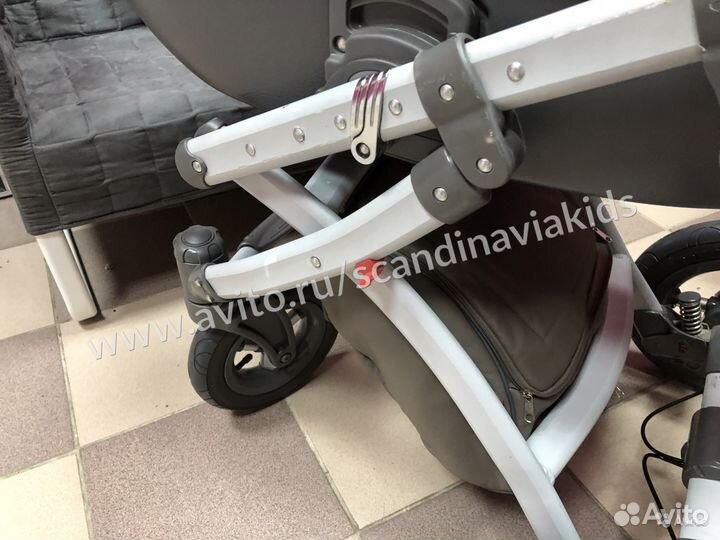 Детская коляска Tako 2 в 1 в шоколадной коже