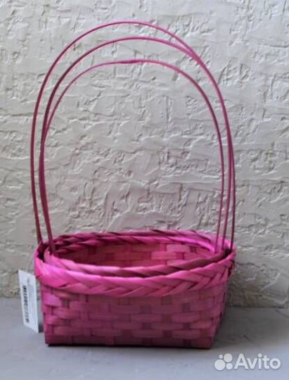 Набор корзин из бамбука (3 шт) для флористов