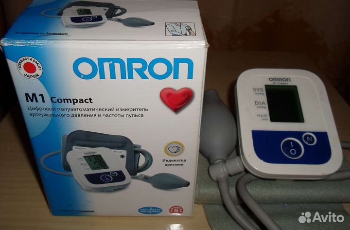 Тонометр полуавтомат omron новый