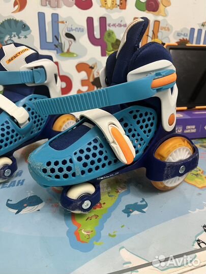 Роликовые коньки детские раздвижные 29-32 р-р