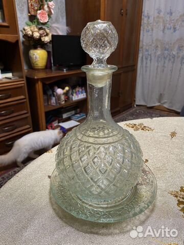 Графин стекло СССР 1950 года