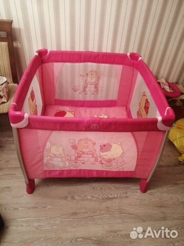 Манеж детский складной Hello Kitty