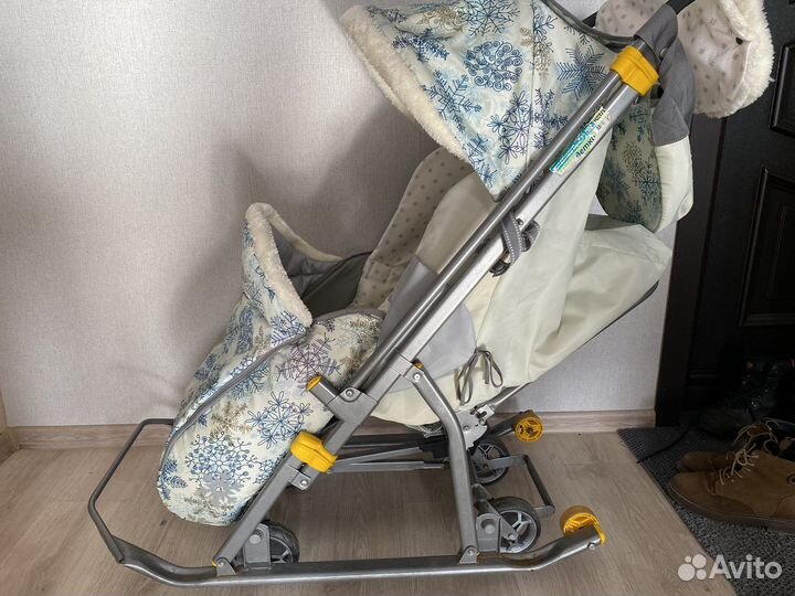 Детские санки коляска