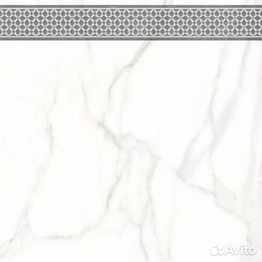 Керамогранит LB Ceramics Каррара Декор 1 белый 450