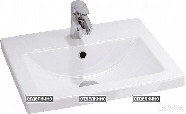 Тумба с раковиной санта Ливерпуль 50 подвесная