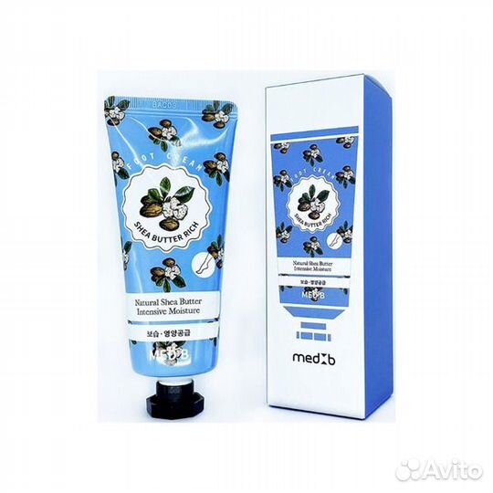 Крем д/ног MedB Hand Cream с маслом Ши, 80мл