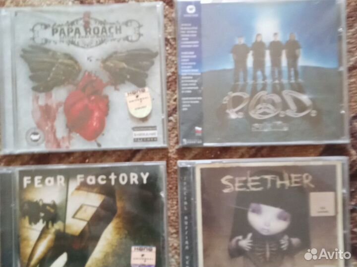 Cd korn,p.o.d,papa roach,alaska,dream theatre,COC