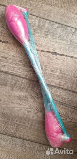 Булавы indigo + лента для художественной гимнастик