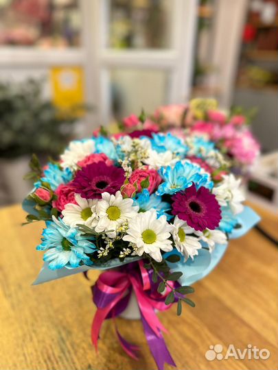 Цветы в коробке