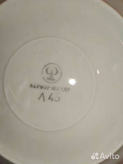 Столовый сервиз фарфор из гдр на 6 персон