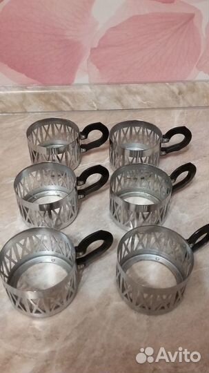 Продам подстаканники СССР 6 штук