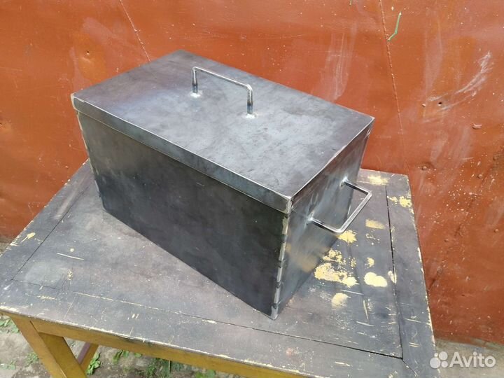 Коптильня горячего копчения с печью