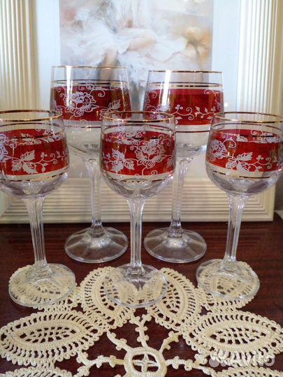 Фужеры и рюмки. Богемия
