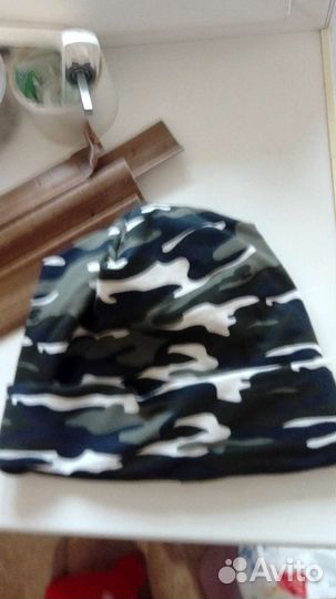 Шапка бини на 7-14 лет