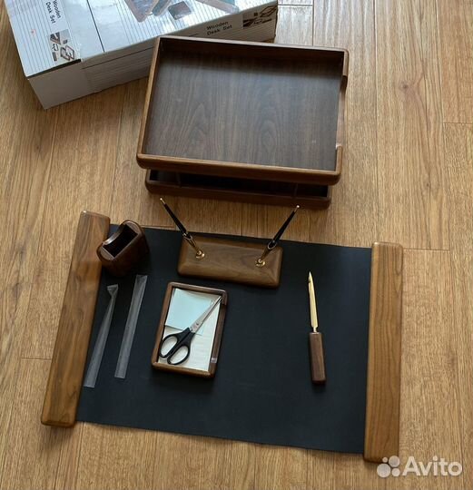 Деревянный набор для рабочего стола Wooden Desk Se