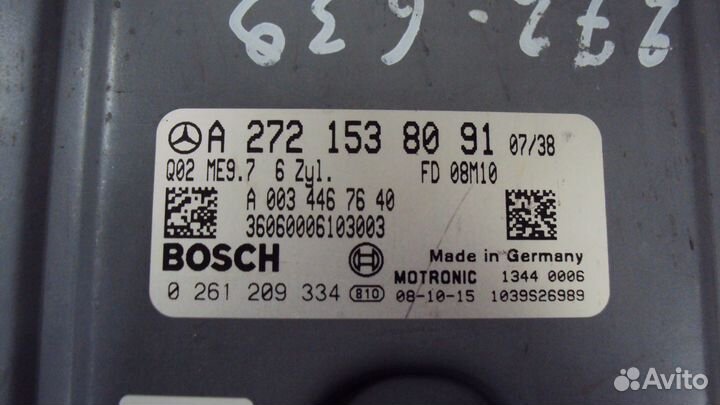 Блок управления двигателем мерседес 2721538091