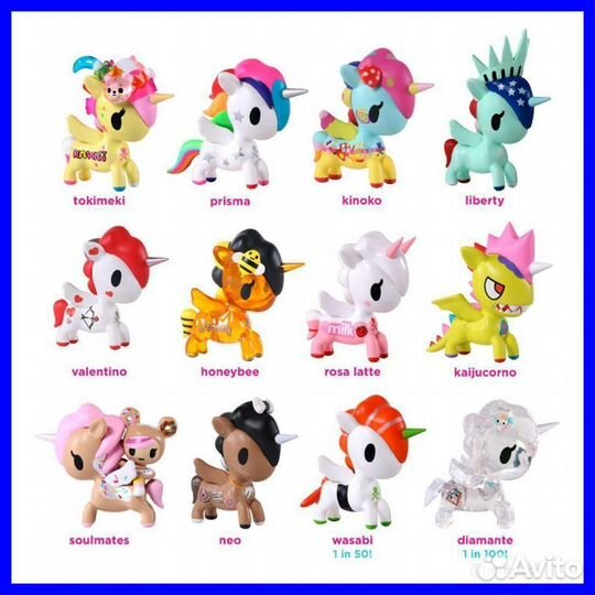 Tokidoki единорог