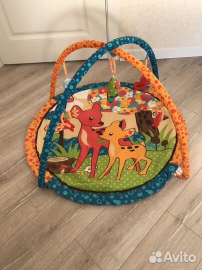 Развивающий детский коврик Жирафики