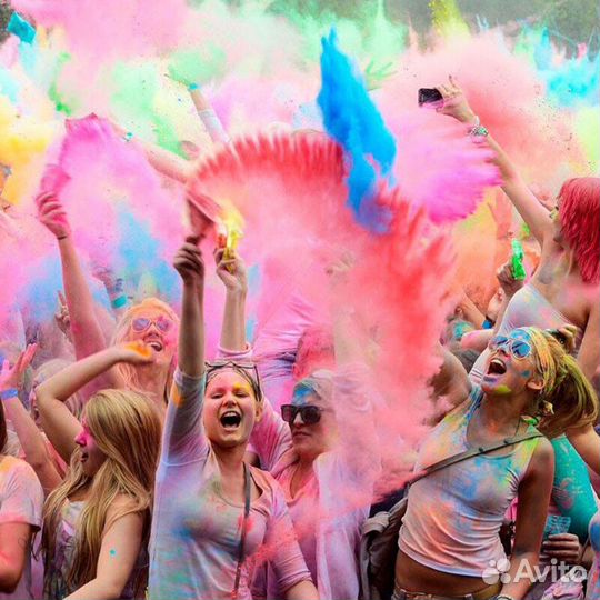 Фестивальные Краски Холи желтый 100 г