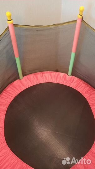 Детский батут с сеткой