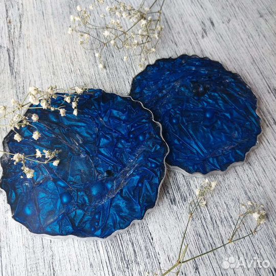 Подстаканники из эпоксидной смолы