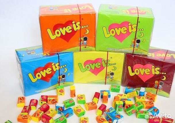 Жевачка Love Is коробка