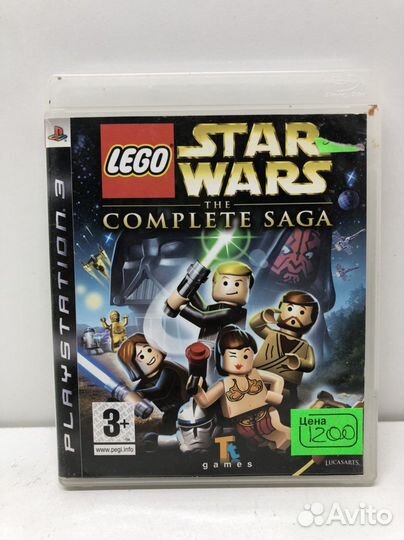 Диск Lego Star Wars complete saga для PS3