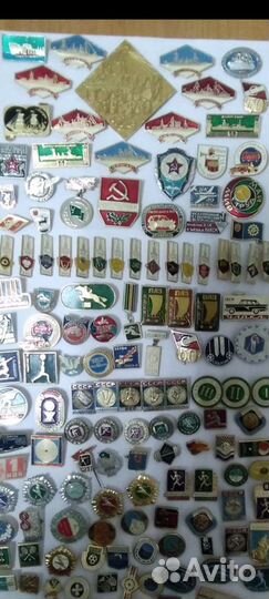 Коллекция знаков разной тематики 140шт