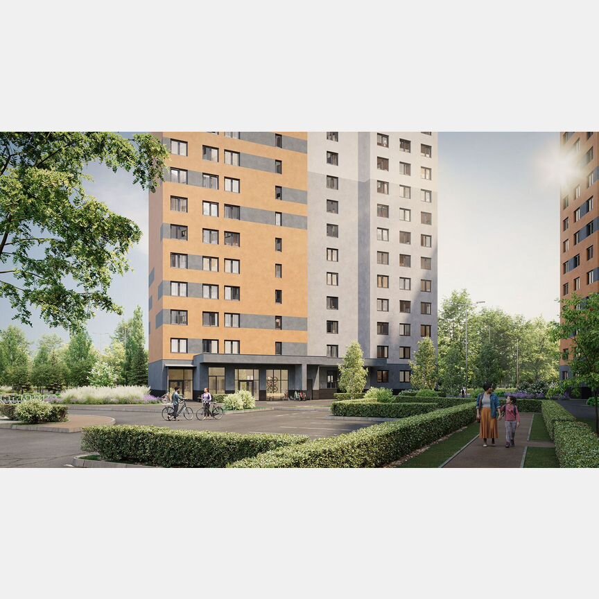 2-к. квартира, 53,8 м², 10/24 эт.