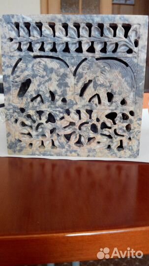 Шкатулка сделанная из камня, ручная раб. Эксклюзив