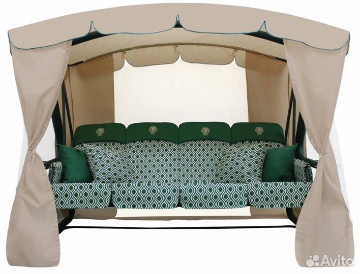 Садовые качели четырехместные 