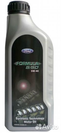 Ford Europe formula 5W-40 масло моторное 1л