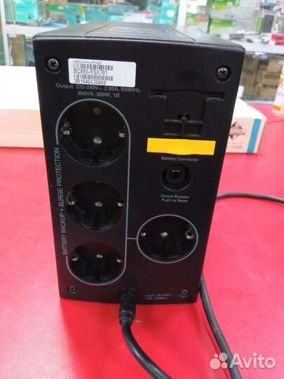 Ибп APC Back-UPS BC650-RS
