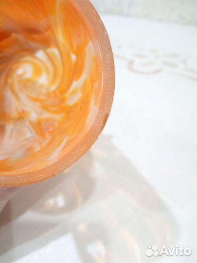 Рог из цветного стекла