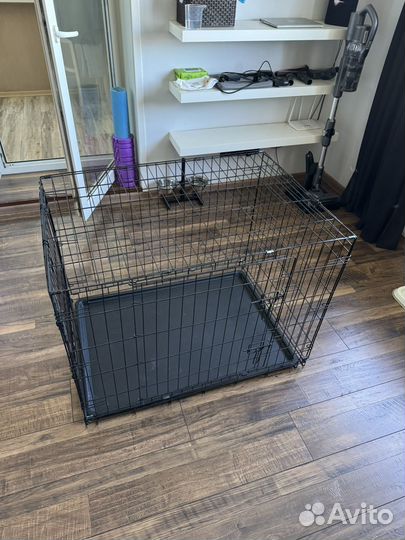 Клетка для собак LEO factory №4, 2 двери, 93x67x71