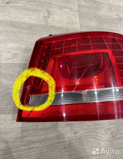 Задний правый фонарь volkswagen passat B7