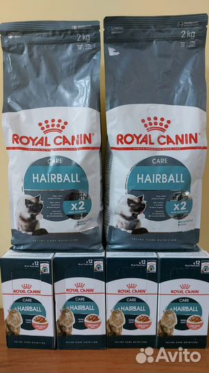 Влажный корм паучи для кошек royal canin Hairball