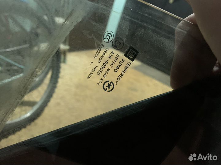 Стекло правое переднее chevrolet cruz