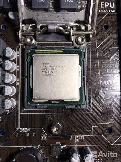 Процессор Intel Pentium G620