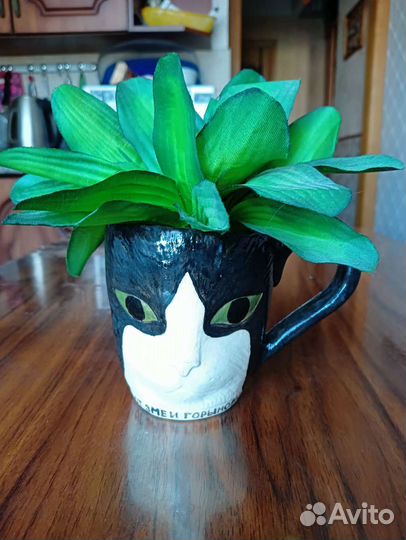 Кружка керамическая ручной работы