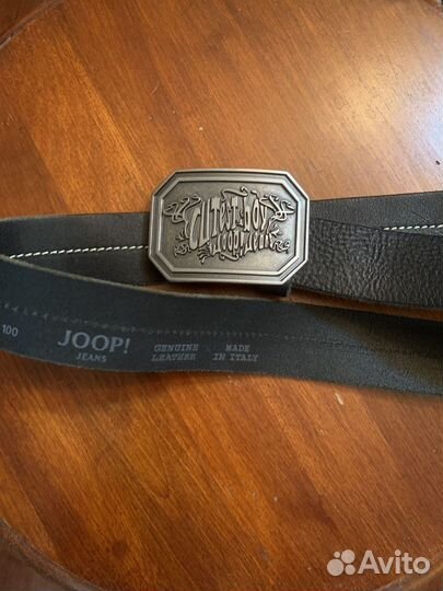 Мужской кожаный ремень joop jens